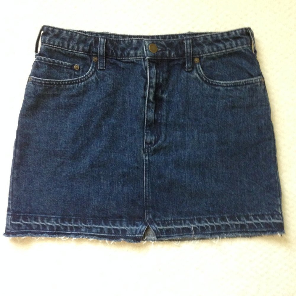 Free People Jean Skirt Size 10